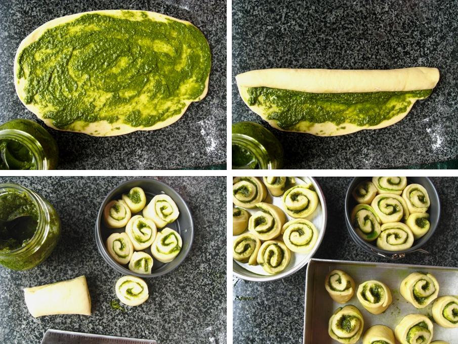 Pesto Bread Rolls • Shaheen Peerbhai